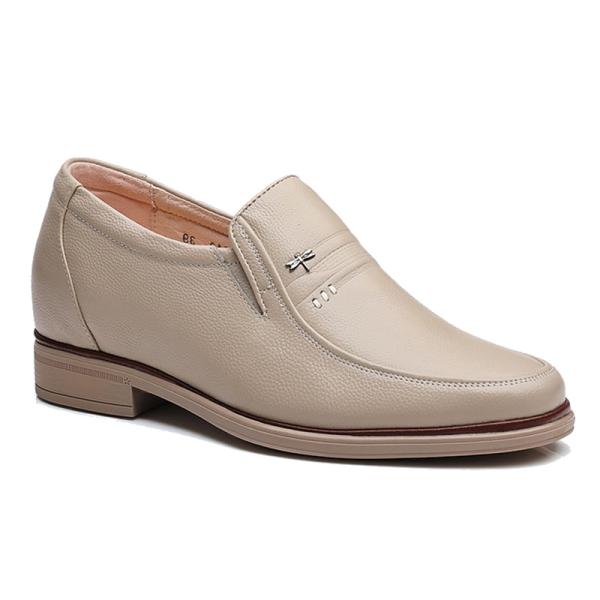 Giày cao 7cm màu trắng sữa