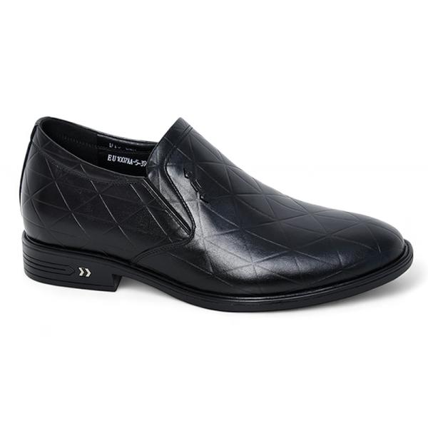 Giày cao nam 7cm vân hình quả trám