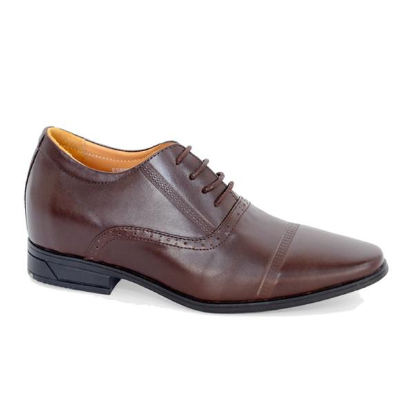 Giày cao 7cm nam màu nâu cafe 